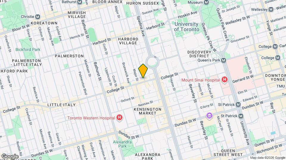 306A COLLEGE STREET Map and Location Details