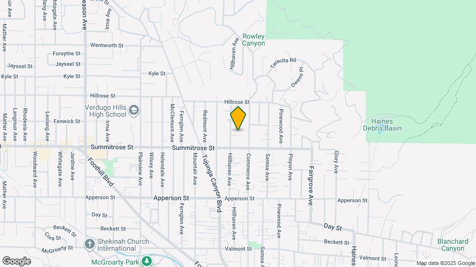 10530 Hillhaven Ave, Unit 1 Map and Location Details