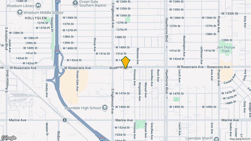 14316 Condon Ave Mapa y Detalles de la Ubicación