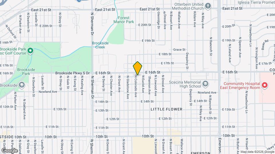 1525 N Colorado Ave Map and Location Details