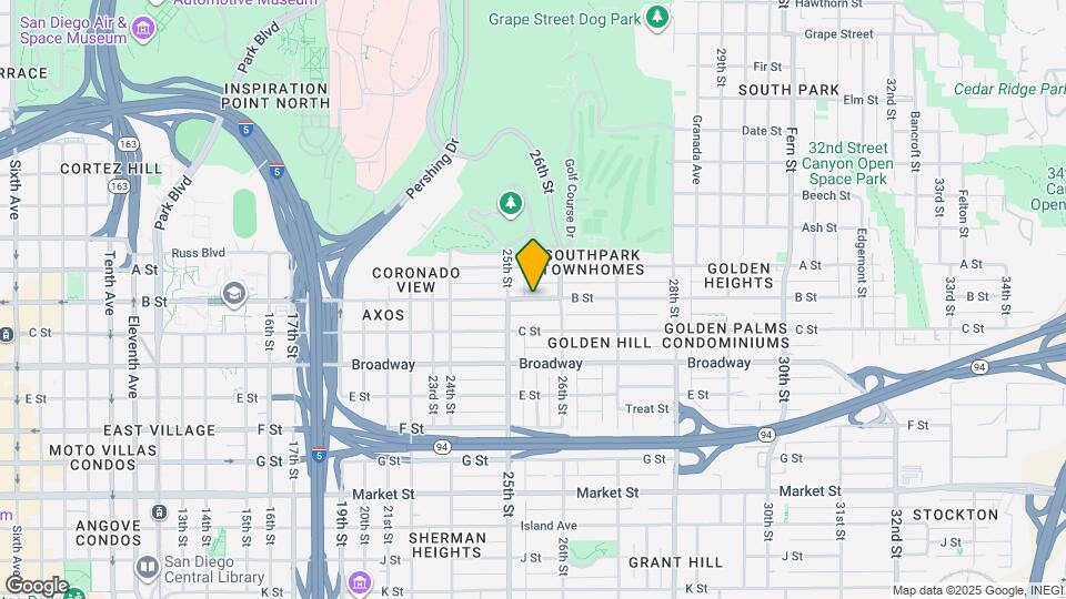 2566 1/2 B Street Map and Location Details