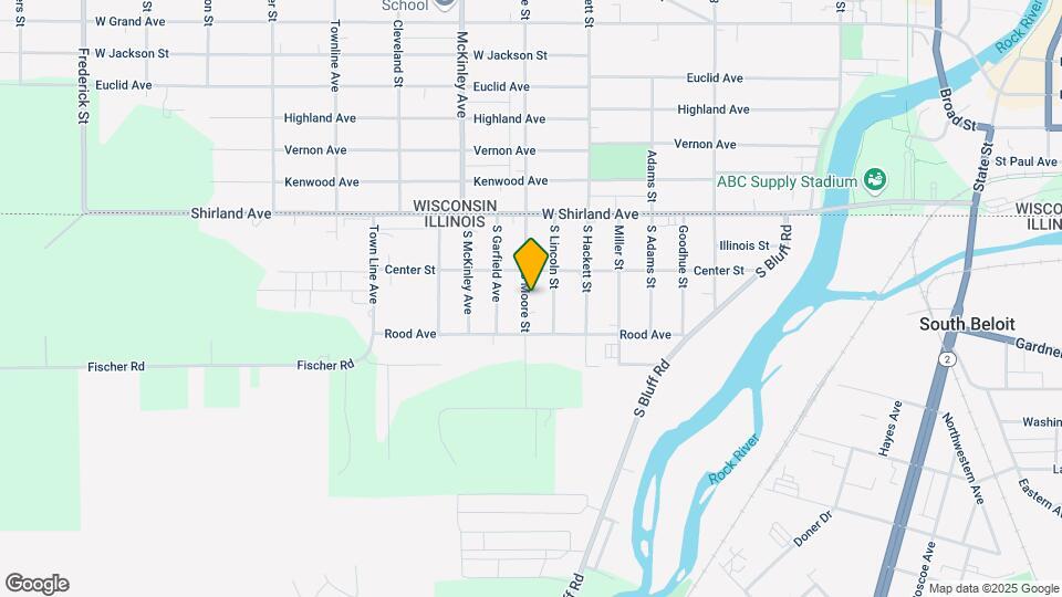 219 S Moore St, Unit #2 Map and Location Details