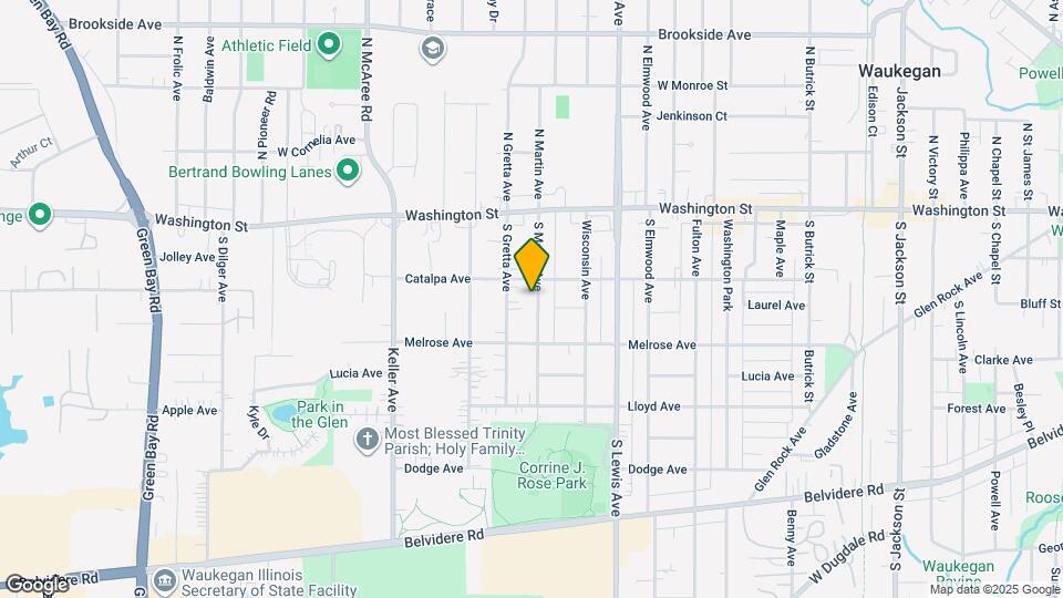 116 S Martin Ave Map and Location Details