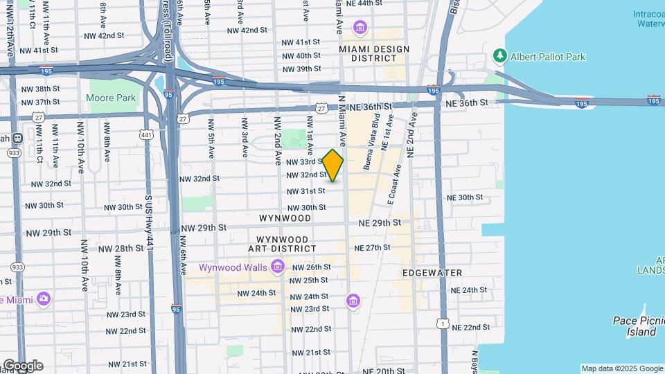 41 NW 31st St, Unit 308 Mapa y Detalles de la Ubicación