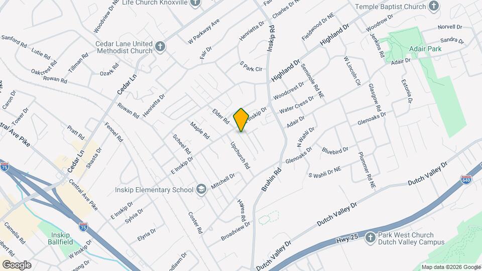 Inskip Flats Mapa y Detalles de la Ubicación