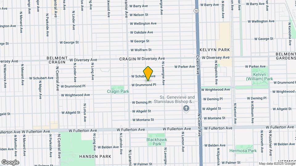 5054 W Drummond Pl Map and Location Details