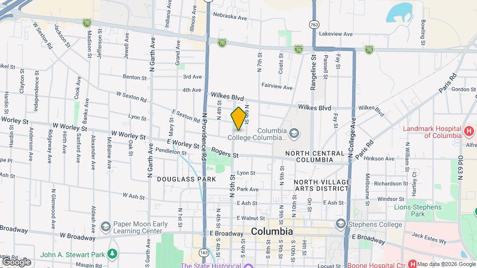 507 Hickman Ave Map and Location Details