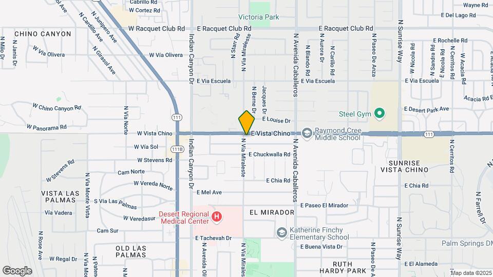 600 E Cottonwood Rd Map and Location Details