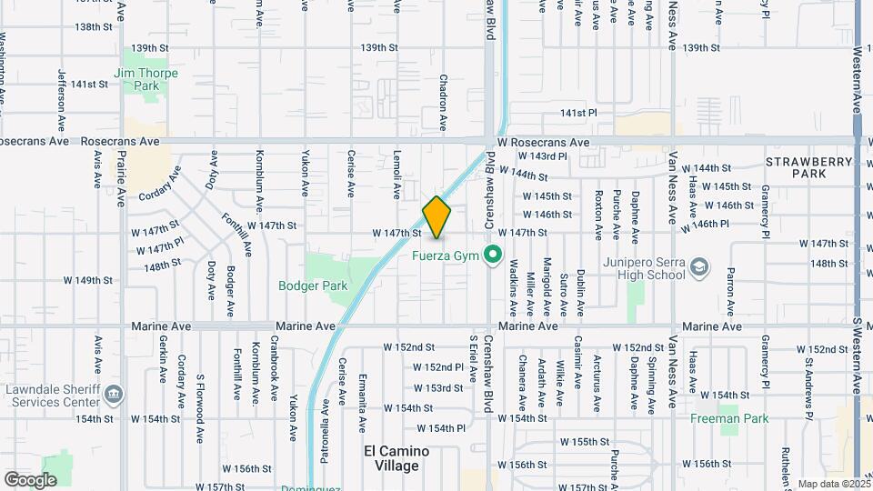 14719 Chadron Ave Map and Location Details