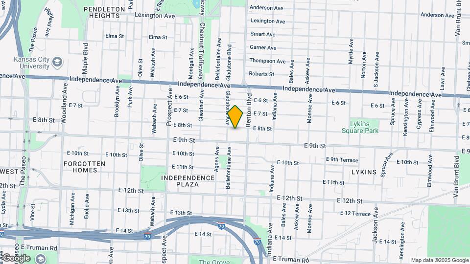 3017 E 8th St Map and Location Details