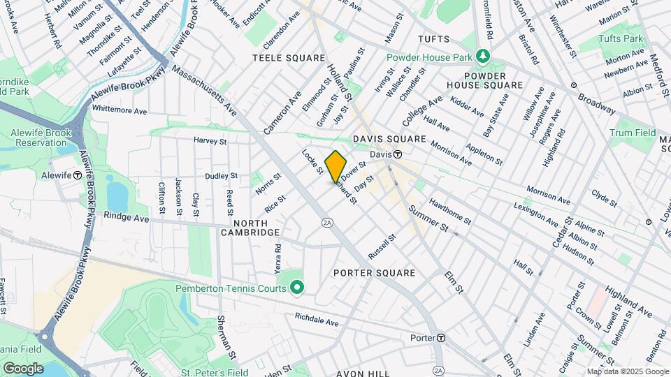50 Dover St, Unit 2 Map and Location Details