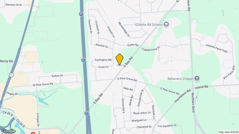 6049 S Bay Rd Map and Location Details