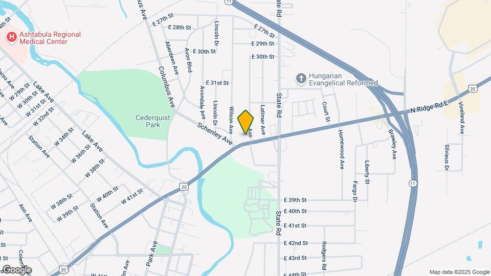 1641 E Prospect Rd Map and Location Details