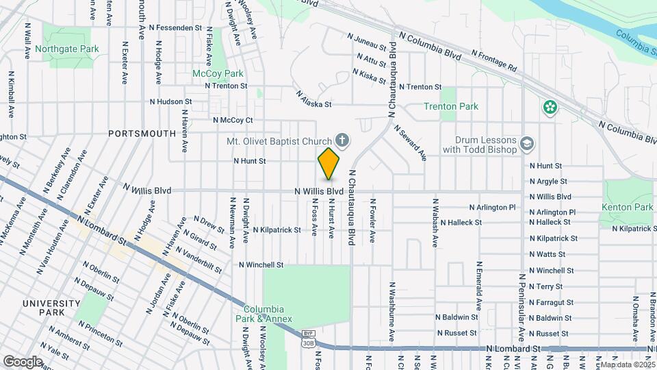 4105 N Willis Blvd Map and Location Details