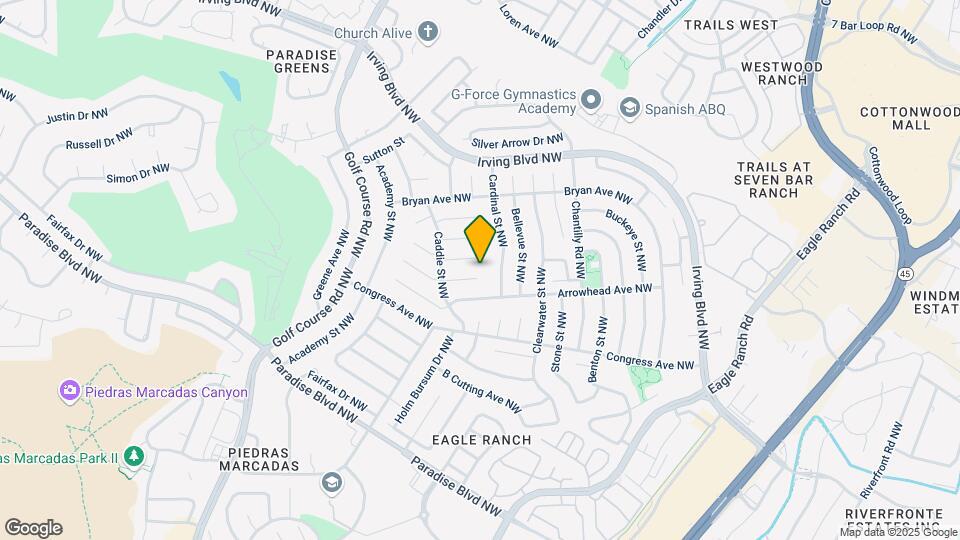 4505 Allen Ct NW Map and Location Details
