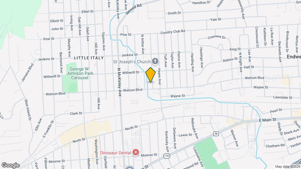 107-109 N Jackson Ave Mapa y Detalles de la Ubicación