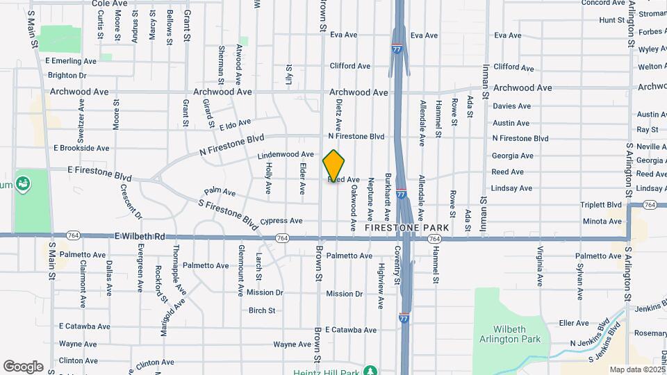 1438 Redwood Ave Map and Location Details