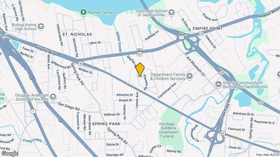 1743 Mayfair Rd Map and Location Details