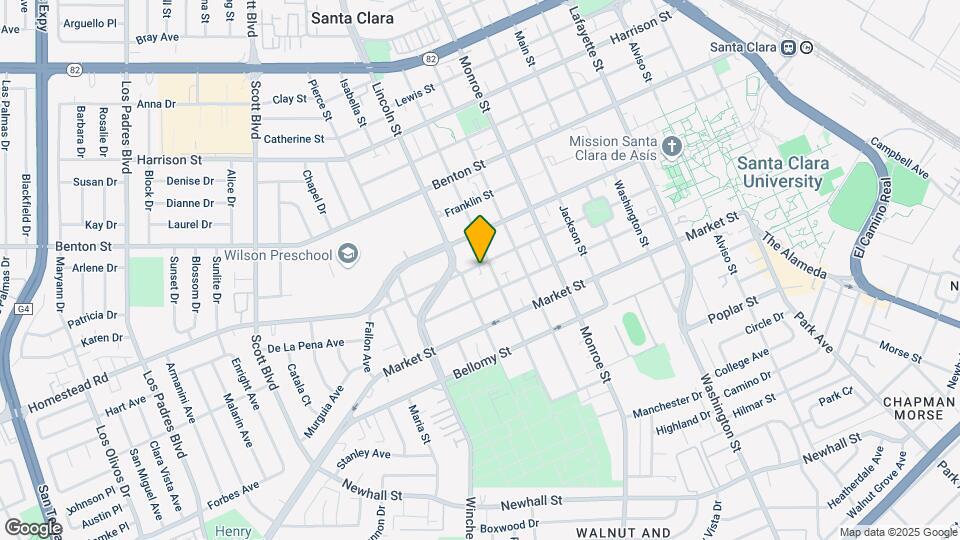 1540 Lexington St Map and Location Details