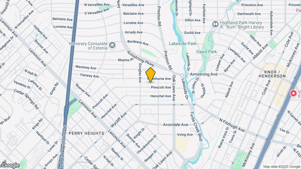4131 Prescott Ave Map and Location Details
