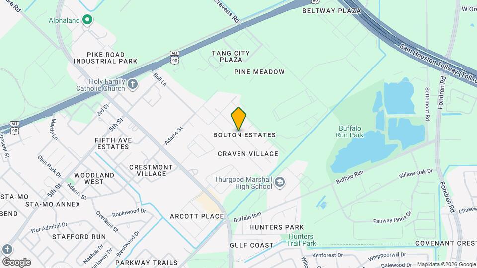 1006 Bolton Dr Map and Location Details