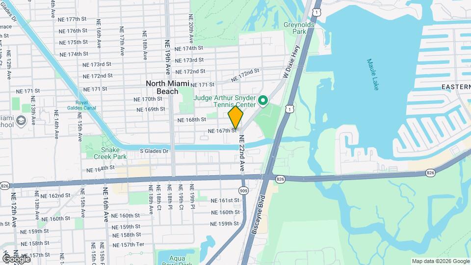 2170 NE 167th St Map and Location Details