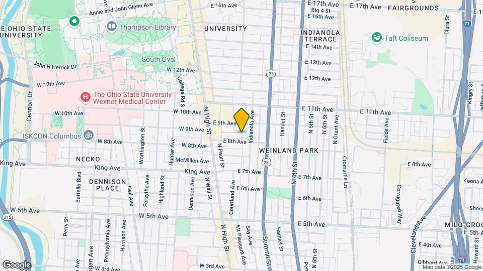 90 E. 8th Avenue Mapa y Detalles de la Ubicación