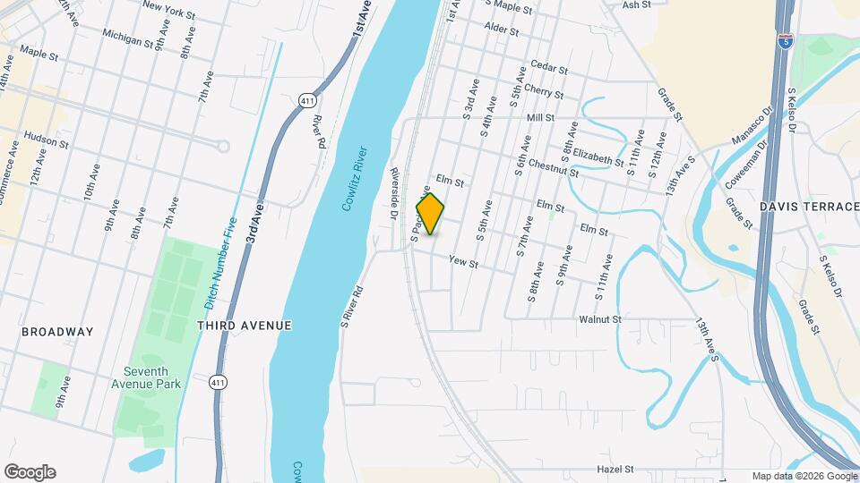 1311 S 3rd Ave Map and Location Details