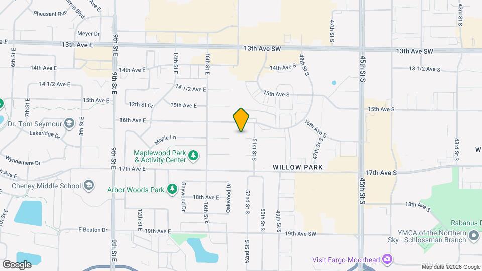 1619 51st St S Map and Location Details