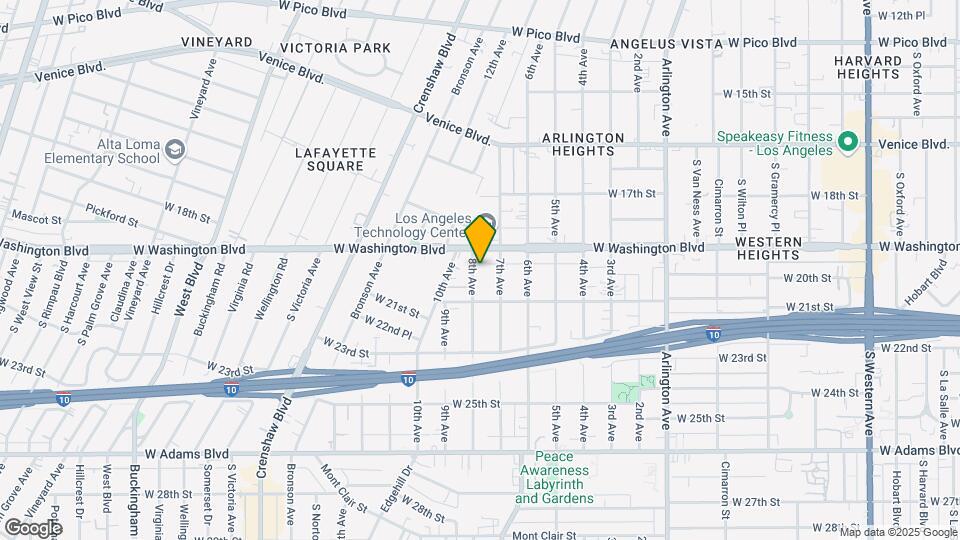 1916 8th Ave Mapa y Detalles de la Ubicación