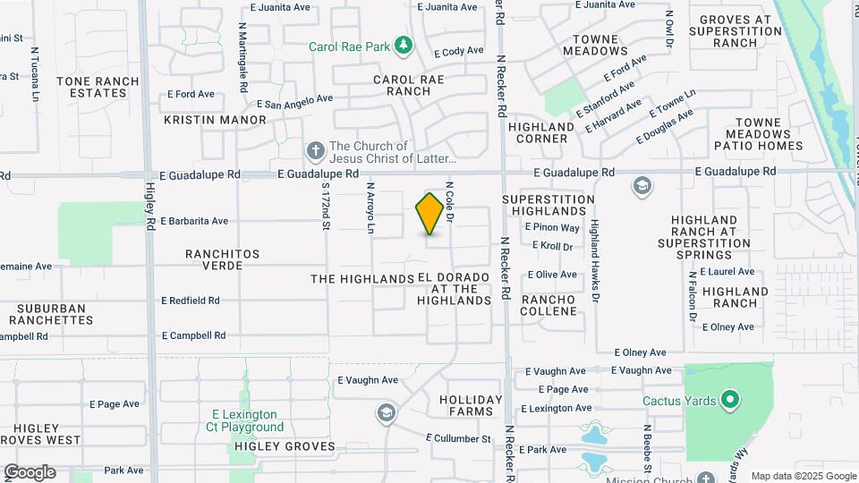 3830 E Kroll Dr Map and Location Details