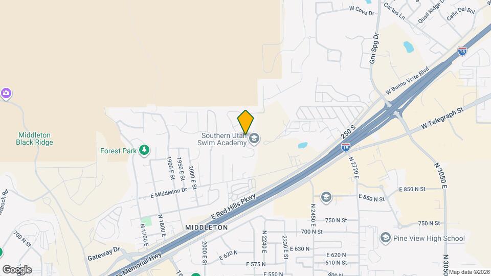 1091 Montana Ln Map and Location Details