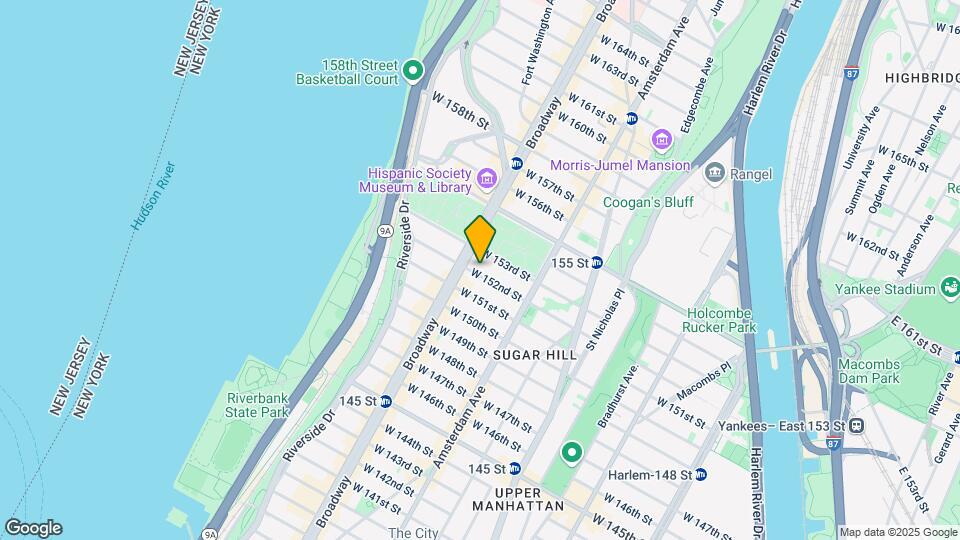 551 W 152nd St Map and Location Details