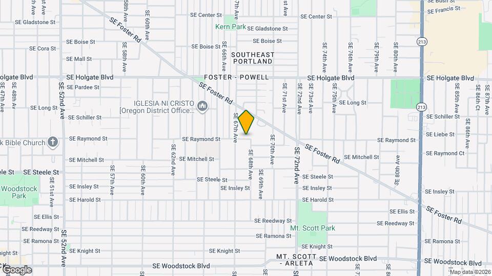 6837 SE Ramona St Mapa y Detalles de la Ubicación
