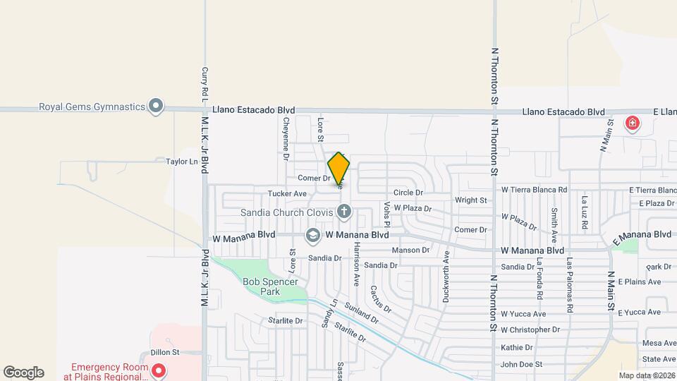 100 Tucker Ave Map and Location Details