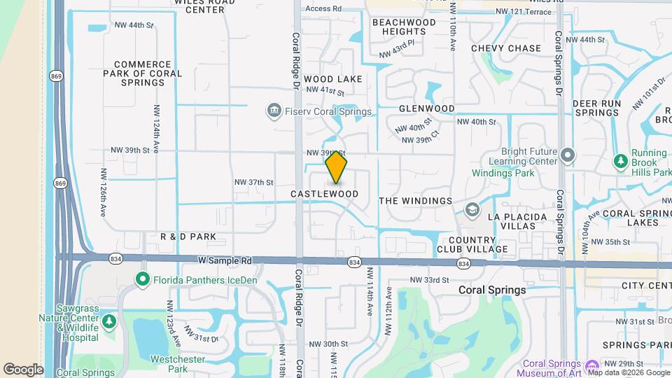 3724 NW 115th Ave Map and Location Details