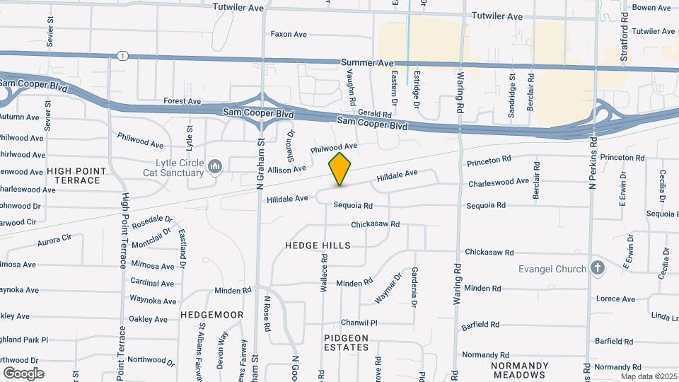 4143 Hilldale Ave Mapa y Detalles de la Ubicación