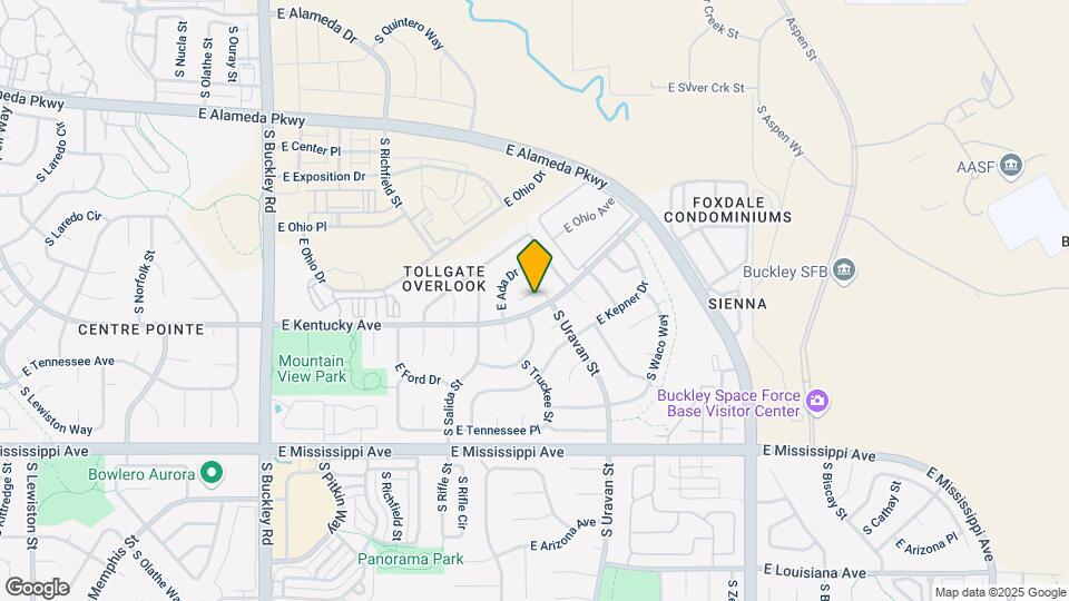 861 S Uravan St Map and Location Details