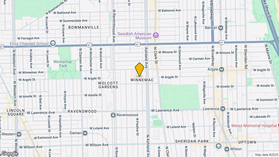 4907 N Paulina St Map and Location Details