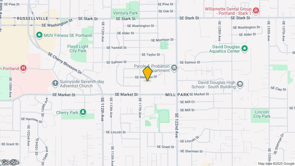 1512 SE 117th Ave Map and Location Details