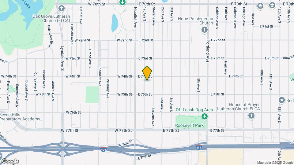 7415 1st Ave S Mapa y Detalles de la Ubicación