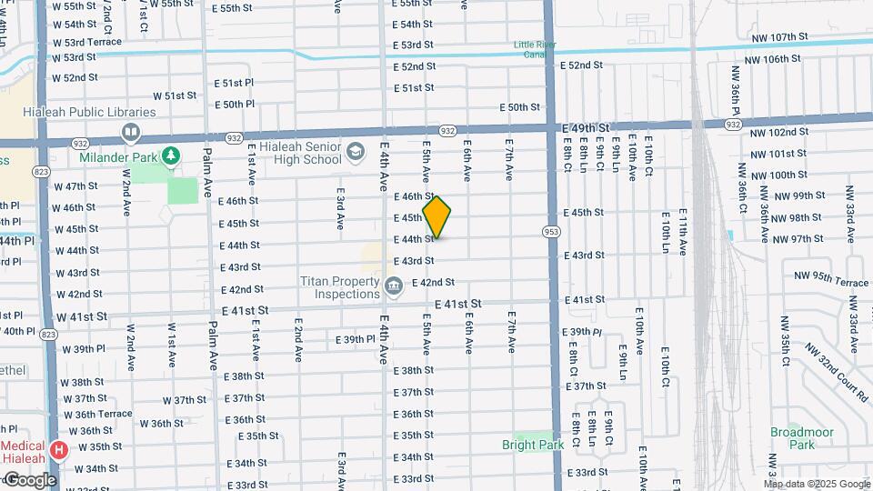 520 E 44th St Map and Location Details