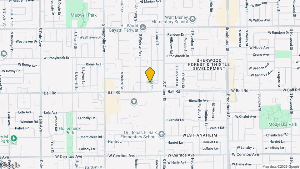 925-935 S Roanne St Map and Location Details