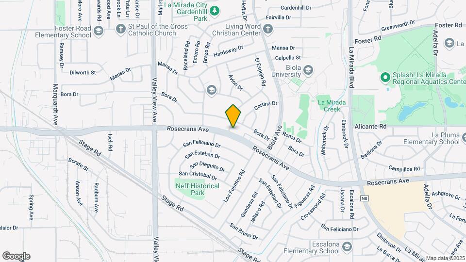 14509 Rosecrans Ave Mapa y Detalles de la Ubicación