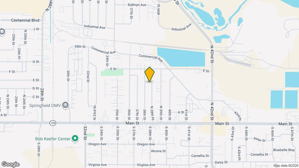 490 N 38th Pl Map and Location Details