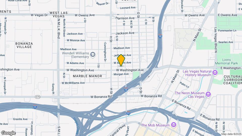 612 W Washington Ave Map and Location Details