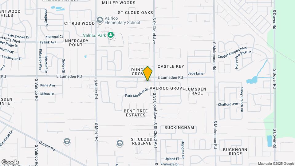 2813 Abbey Grove Dr Mapa y Detalles de la Ubicación