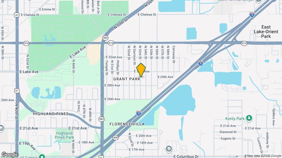 3609 N 53rd St, Unit 1 Map and Location Details