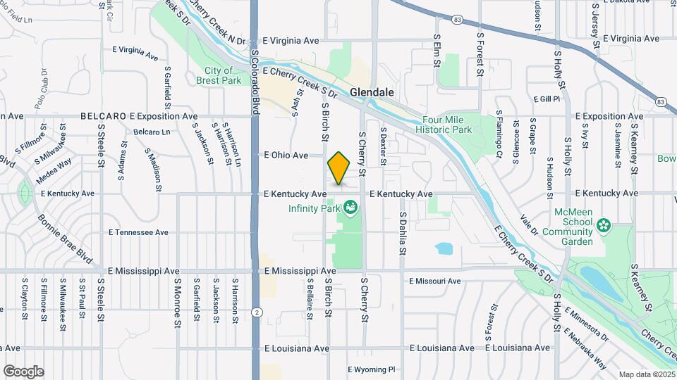 4501 E Kentucky Cir Map and Location Details