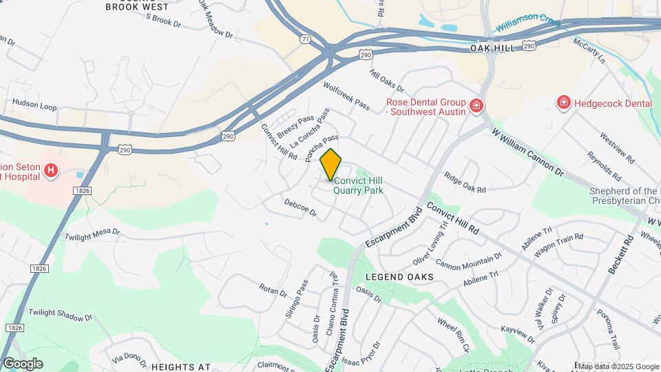 7501 Shadowridge Run, Unit 135 Mapa y Detalles de la Ubicación